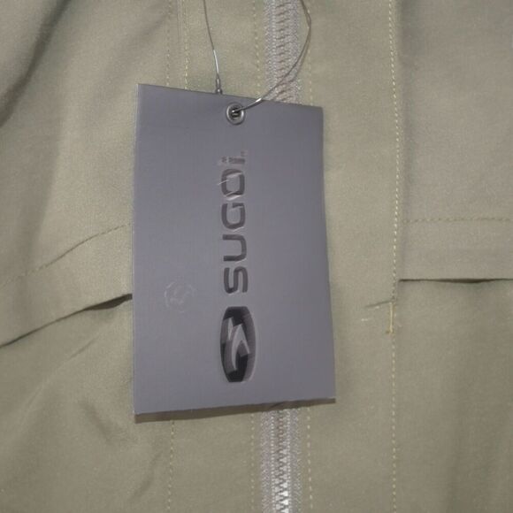 NEW Sugoi Women's XS Versa Jacket Vest Waterproof Removeable Sleeves Olive Green - Picture 7 of 12